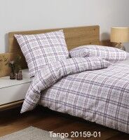 Janine Mako-Soft-Seersucker Bettwäsche TANGO 20159 altrosa