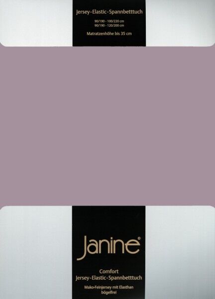 Janine Janine Spannbetttuch Elastic-Jersey 5002 holunder (530) Größe:  530 günstig online kaufen