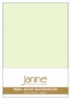 Janine Spannbetttuch Mako-Feinjersey 5007 limone