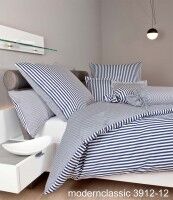 Janine Mako-Satin Bettwäsche modernclassic 3912 marine