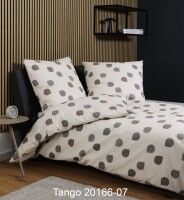 Janine Mako-Soft-Seersucker Bettwäsche TANGO 20166 taupe sand