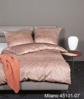 Mako-Satin Bettwäsche MILANO 45101 zedernholz