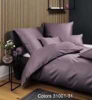 Janine Mako-Satin Bettwäsche Colors 31001 holunder