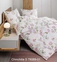 Janine Edelflanell Bettwäsche Chinchilla S 78069 korallenrosa