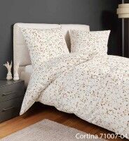 Janine Soft-Cotton Bettwäsche CORTINA 71007 beige kupfer
