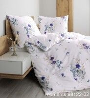 Janine Mako-Satin Bettwäsche moments 98122 taubenblau lila