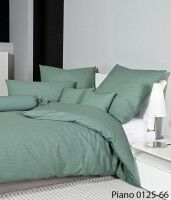Janine Mako-Soft-Seersucker Bettwäsche PIANO 0125 salbeigrün