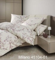 Mako-Satin Bettwäsche MILANO 45104 rosa beere
