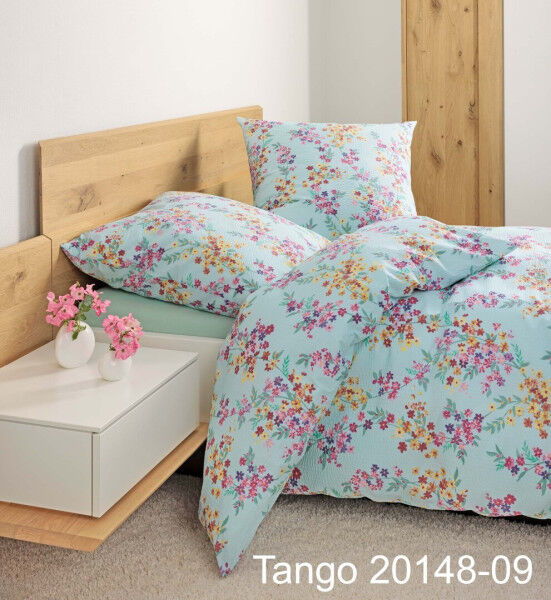 Janine Mako-Soft-Seersucker Bettwäsche TANGO 20148 multicolor Größe:  155x2 günstig online kaufen