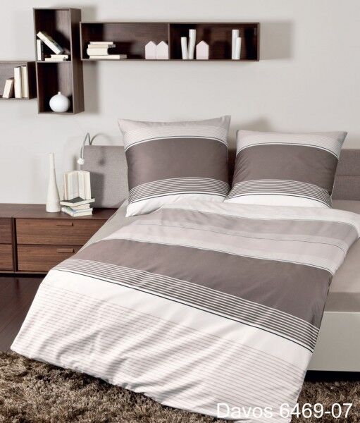 Janine Feinbiber Bettwäsche DAVOS 6469 nougat