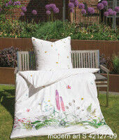 Janine Mako-Satin Bettwäsche modern art S 42127 multicolor