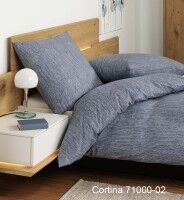 Janine Soft-Cotton Bettwäsche CORTINA 71000 blau