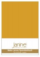 Mako-Feinjersey,-Bettwäsche 100% Baumwolle MAKO-FEINJERSEY 5007 honiggold