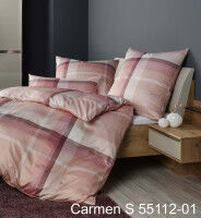 Interlock-Jersey Bettwäsche CARMEN S 55112 rot koralle