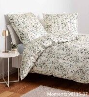 Janine Mako-Satin Bettwäsche moments 98135 sand salbei