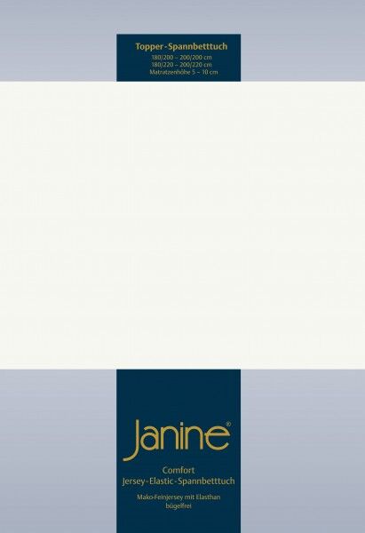 Janine Janine Topper-Spannbetttuch 5001 (für Box-Spring Betten) marine (82) günstig online kaufen