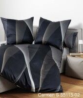 Janine Interlock-Jersey Bettwäsche CARMEN S 55115 nachtblau