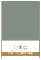 Janine Spannbetttuch Mako-Feinjersey 5007 salbeigrün (660)