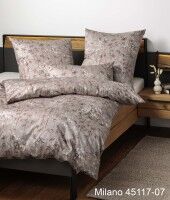 Janine Mako-Satin Bettwäsche MILANO 45117 mocha mousse kupfer
