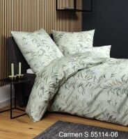 Janine Interlock-Jersey Bettwäsche CARMEN S 55114 salbeigrün