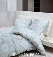 Mako-Soft-Seersucker Bettwäsche TANGO 20155 zartes blau rosa puder