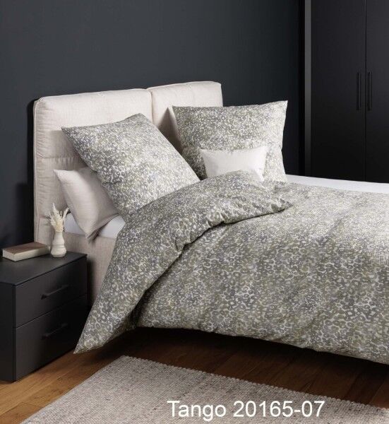 Janine Janine Mako-Soft-Seersucker Bettwäsche TANGO 20165 beige grau Größe: günstig online kaufen