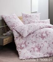 Janine Edelflanell Bettwäsche Chinchilla S 78068 rosenholz