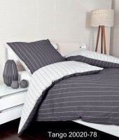 Janine Mako-Soft-Seersucker Bettwäsche TANGO 20020 / Sommerbettwäsche titan