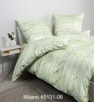 Janine Mako-Satin Bettwäsche MILANO 45131 grün