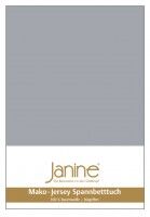 Janine Spannbetttuch Mako-Feinjersey 5007 platin