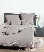 Janine Mako-Satin Bettwäsche Colors 31001 vulkan