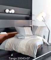 Janine Mako-Soft-Seersucker Bettwäsche TANGO 20043 sand silber