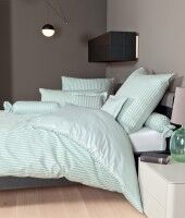 Janine Mako-Satin Bettwäsche modernclassic 3912 jadegrün