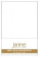 Janine Spannbetttuch Mako-Feinjersey 5007 weiß